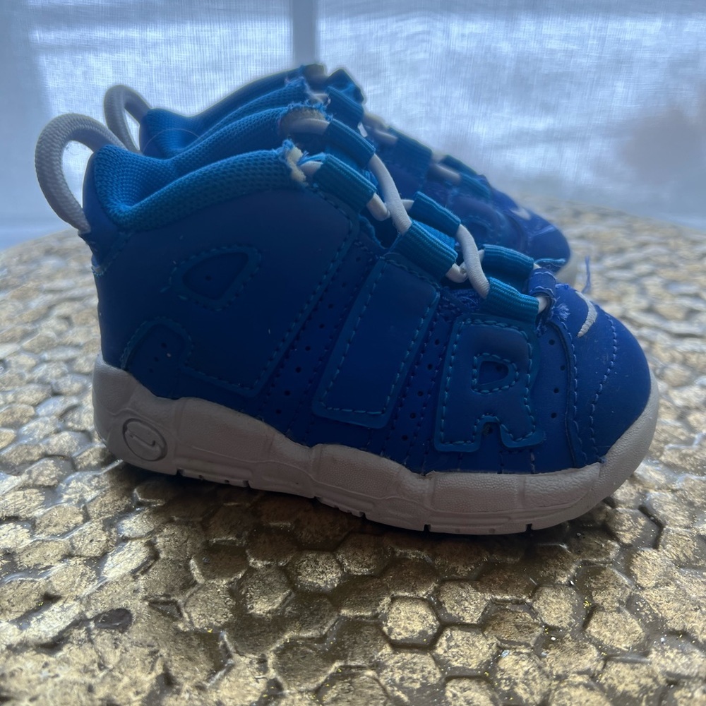 Nike Toddler Air More Uptempo Kids Royal Blue AIR Sneakers